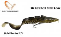 Savege Gear 3D Burbot Shallow 25 cm 70 g Gold Burbot UV