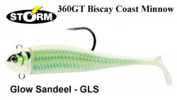 Guminukas Storm 360GT Coastal Biscay Coast Minnow Glow Sandeel