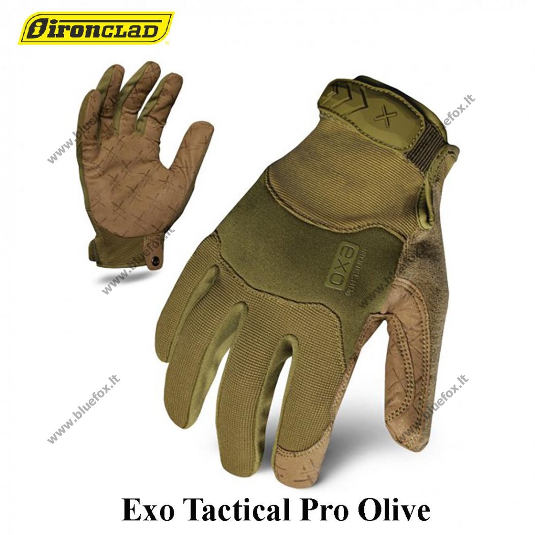 Taktinės Pirštinės Ironclad Exo Tactical Pro žalia - Spauskite ant paveikslėlio norint uždaryti