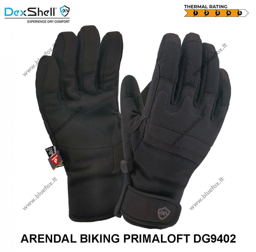 Neperšlampamos Pirštinės DexShell Arendal Biking Promaloft - Spauskite ant paveikslėlio norint uždaryti