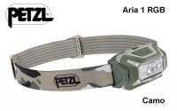 Žibintas ant galvos Petzl Aria 1 RGB Camo 350 lm