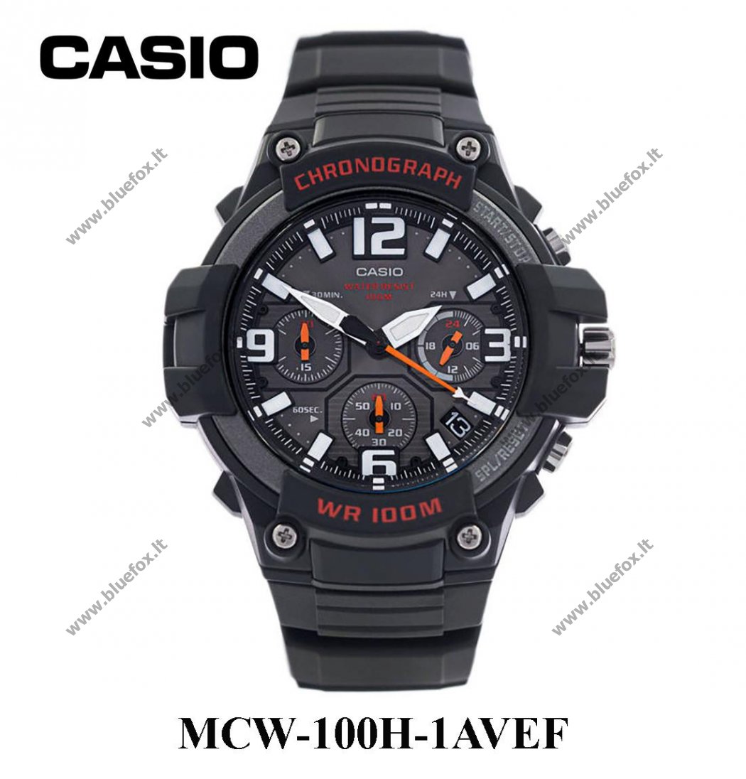 Laikrodis Casio MCW-100H-1AVEF - Spauskite ant paveikslėlio norint uždaryti