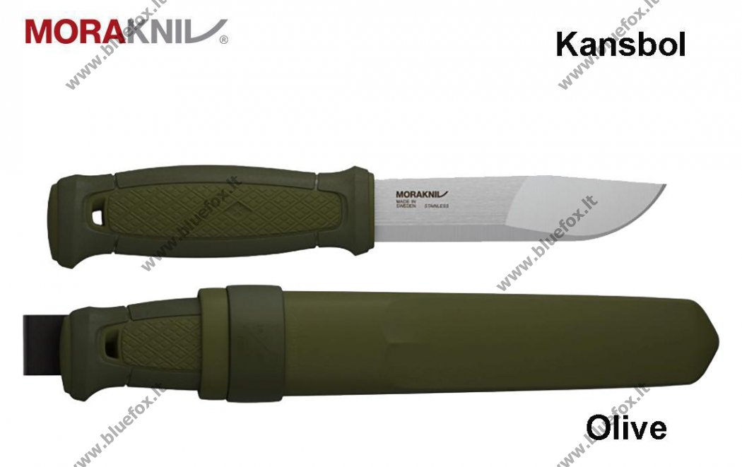 Morakniv Kansbol turistinis peilis Olive - Spauskite ant paveikslėlio norint uždaryti
