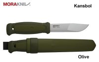 Morakniv Kansbol nerūsējošā tērauda nazis Olive