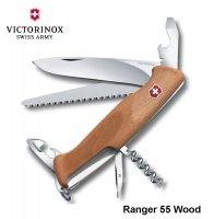 Daudzrīku nazis Victorinox Ranger 55 Wood 0.9561.63