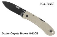 Nazis KABAR Dozier Hunter Coyote Brown 4062CB