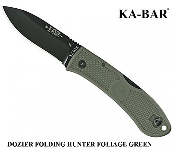 Peiliukas KABAR Dozier Hunter Foliage Green 4062FG
