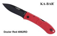 KA-BAR Dozier Folding Hunter knife Red 4062RD