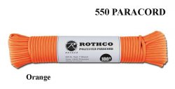 Sznur 550 Paracord 30 m Orange