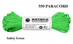 Vads 550 Paracord 30 m Safety Green