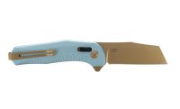 Sulankstomas peilis SOG Diverge XR Light Blue + Gold