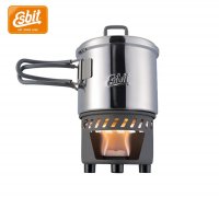 Esbit Tourist stove with a stainless steel pot 585ml