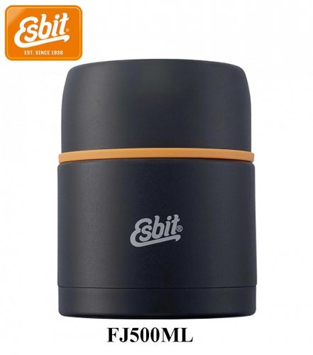 ESBIT termosinis indas maistui 0,5L juodas