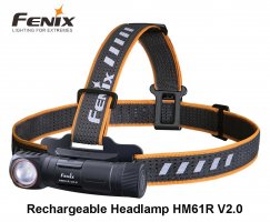 Fenix HM61R V2.0 LED Stirnlampe mit LiIon Akku