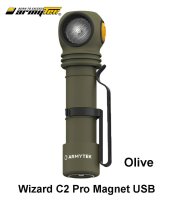 Žibintuvėlis Armytek Wizard C2 Pro Magnet USB Balta šviesa 3in1 2500 lm Olive