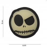 Patch PVC Nightmare Smiley Glow