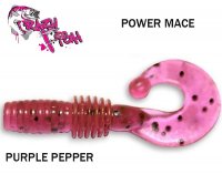 Твистер Crazy Fish Power Mace PURPLE PEPPER 4 см
