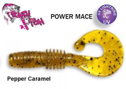 Guminukas Crazy fish Power Mace Pepper Caramel 4 cm