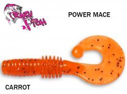 Мaitsestatud peibutussöödad Crazy fish Power Mace CARROT 4 cm