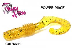 Мaitsestatud peibutussöödad Crazy fish Power Mace CARAMEL 4 cm