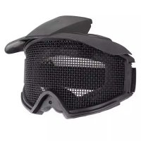 Mask ASG GFC Tactical with mesh and visor - black