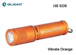 Luktura atslēgu piekariņš Olight I3E EOS Vibrate Orange 90 lm