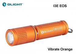 Фонарик брелок Olight I3E EOS Vibrate Orange 90 лм