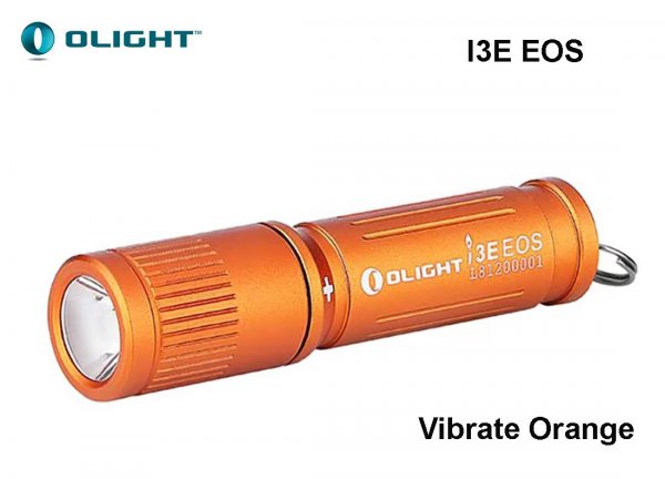 Taschenlampe Schlüsselanhänger Olight I3E EOS Vibrate Orange 90