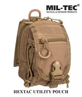 Mil-tec Utility Belt Patch HEXTAC Coyote