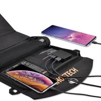 Batteria solare da viaggio 19W, 2xUSB 2,4A, 54x26cm, Choetech