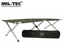 OD Mil-tec US Style aluminium camping folding cot with bag