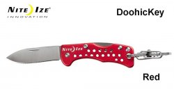 Schlüsselanhänger Messer Nite Ize DoohicKey Key Rot