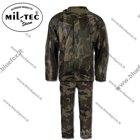 Mil-tec kostiumas nuo lietaus CCE woodland (miškas) - Spauskite ant paveikslėlio norint uždaryti