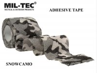 Kleepuv kummipael Mil-tec snowcamo