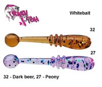 Мinkštas masalas Crazy Fish Whitebait 2,0 cm 27- Peony, 32- Dark beer