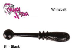 Мinkštas masalas Crazy Fish Whitebait 2,0 cm 51- Black