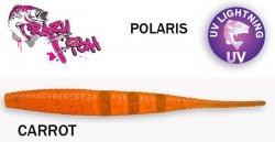 Gummifisch mit Geruch Crazy fish Polaris 10.0 cm CARROT