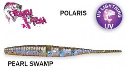 Gummifisch mit Geruch Crazy fish Polaris 10.0 cm PEARL SWAMP
