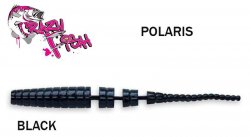 Твистер ароматизированный Crazy Fish Polaris 5.4 см BLACK