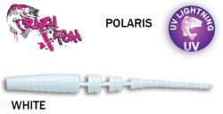 Твистер ароматизированный Crazy Fish Polaris 5.4 см WHITE