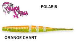 Crazy fish Polaris 10.0 cm ORANGE CHART Przynęta miękka z zapach