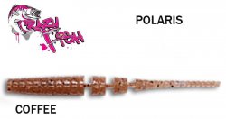 Gummifische mit Duftender Crazy fish Polaris 5.4 cm COFFEE