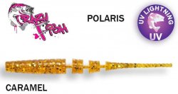 Gummifisch mit Geruch Crazy fish Polaris 10.0 cm CARAMEL