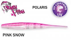 Crazy fish Polaris 10.0 cm PINK SNOW Мaitsestatud peibutussöödad