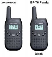 Radiotelefon Baofeng BF-T6 PMR Panda 2 szt. Czarny