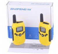 Raadiojaama komplekt Baofeng BF-T6 PMR Panda 2 tk. Kollane