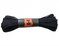 Seil Paracord BADGER OUTDOOR 550 Schwarz 30 m