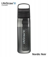 LifeStraw Go 2.0 Tritan 650 ml Wasserfilterflasche Nordic Noir