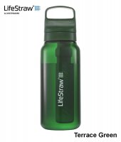 Butelka z filtrem LifeStraw Go 2.0 Tritan 1.0 L Terrace Green