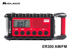 Midland ER300 AM / FM avārijas radio Powerbank